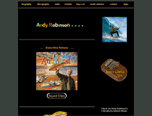 Tablet Screenshot of andyrobinsonmusic.com